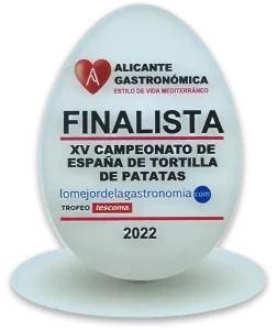 Finalista XV Campeonato de España de Tortillas de Patatas 2022